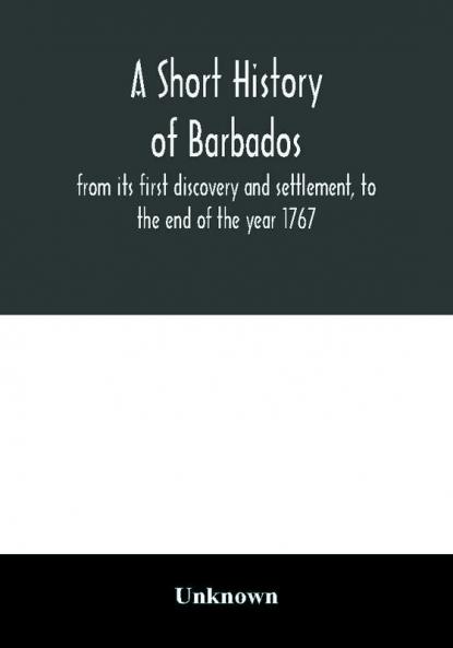 A short history of Barbados