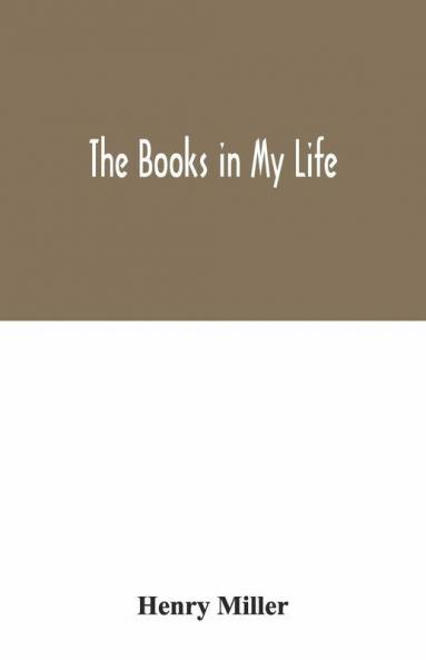 The Books In My Life