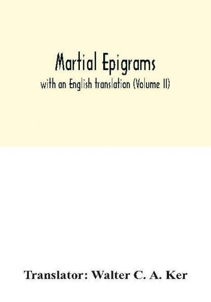 Martial Epigrams