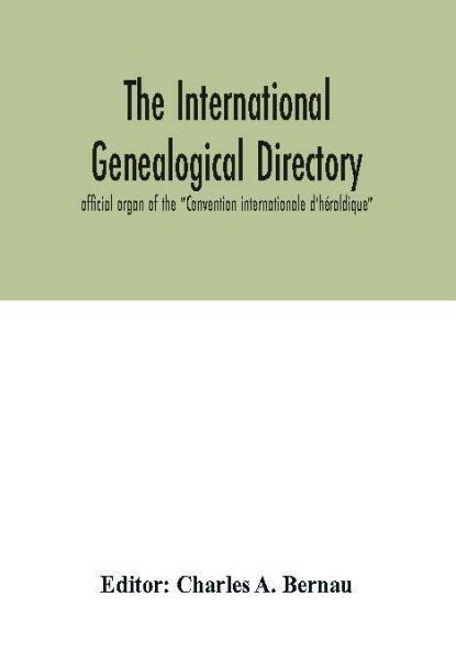 The International genealogical directory