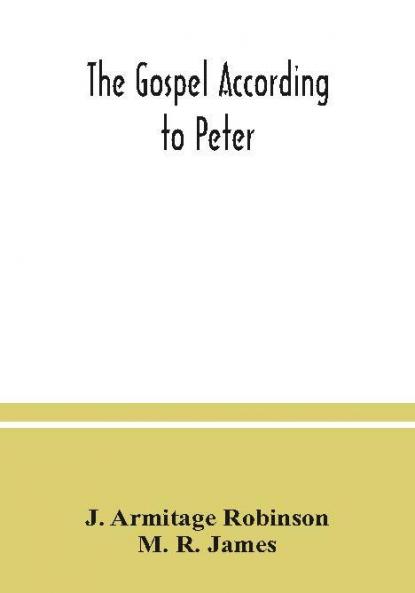 The Gospel according to Peter