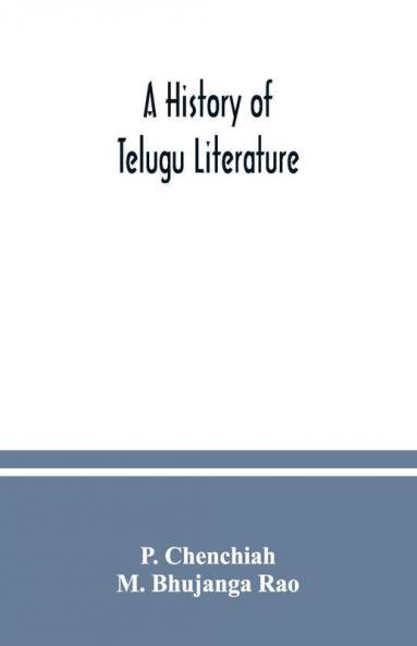 A History Of Telugu Literature