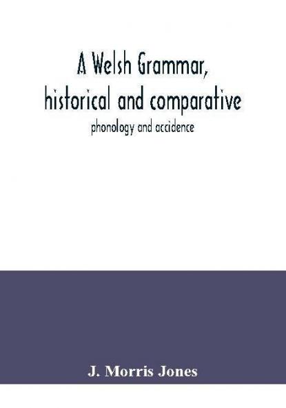 A Welsh grammar historical and comparative