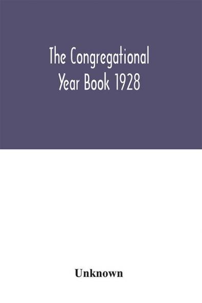 The Congregational Year Book 1928