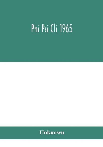 Phi Psi Cli 1965