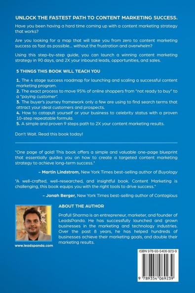 The One-Page Content Marketing Blueprint