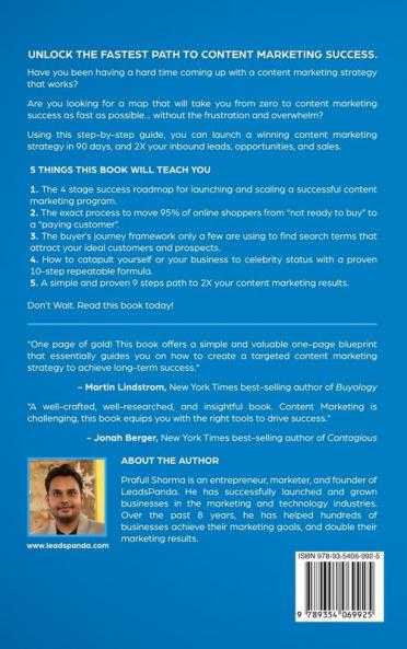 The One-Page Content Marketing Blueprint
