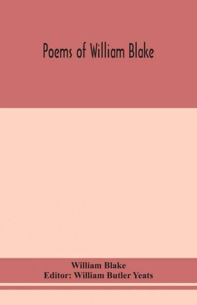 Poems of William Blake
