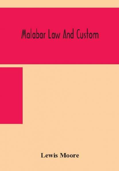 Malabar law and custom