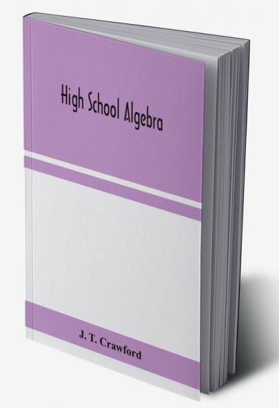 High school algebra