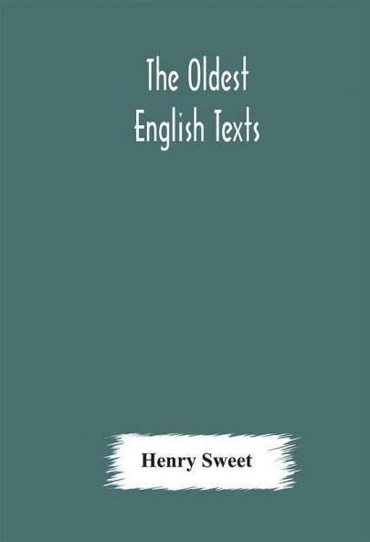 The Oldest English texts