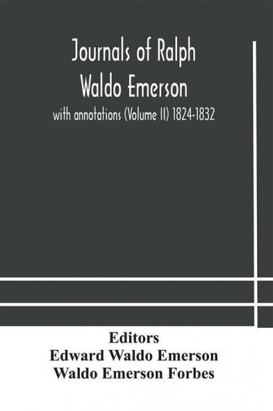 Journals of Ralph Waldo Emerson