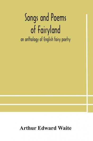 Songs and poems of Fairyland