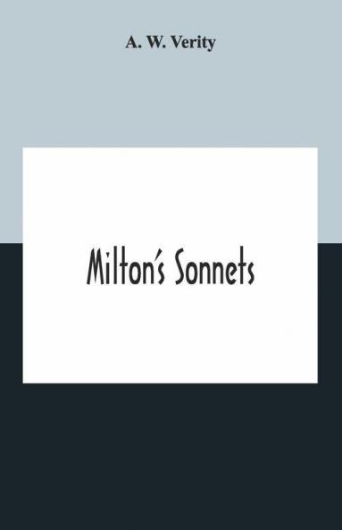 Milton'S Sonnets