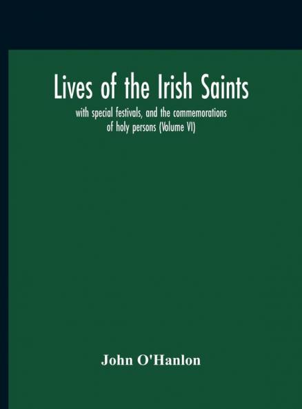 Lives Of The Irish Saints