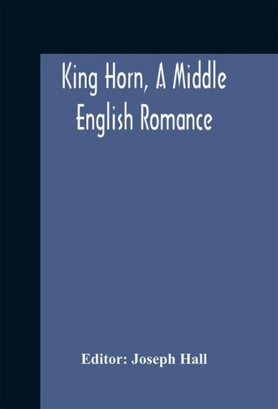 King Horn a middle English romance