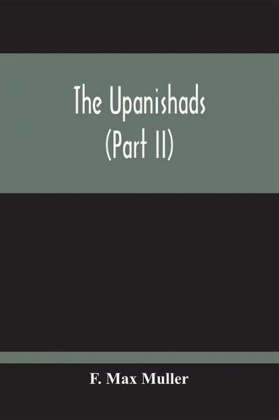 The Upanishads (Part Ii)