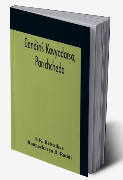 Dandin'S Kavyadarsa Parichcheda
