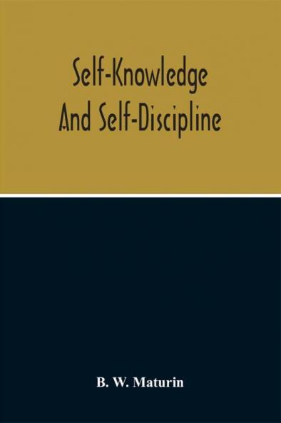 Self-Knowledge And Self-Discipline
