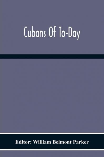 Cubans Of To-Day