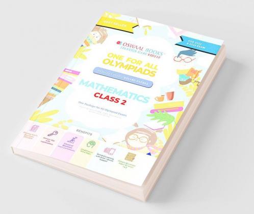Oswaal One For All Olympiad Previous Years' Solved Papers Class-2 Mathematics Book (For 2022-23 Exam)