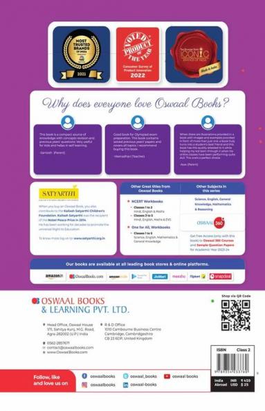 One for All Olympiad Previous Years' Solved Papers Class-2 General Knowledge Book (For 2022 Exam)