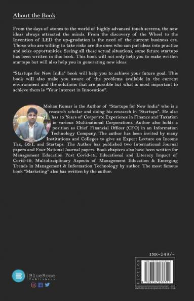 Startups For New India