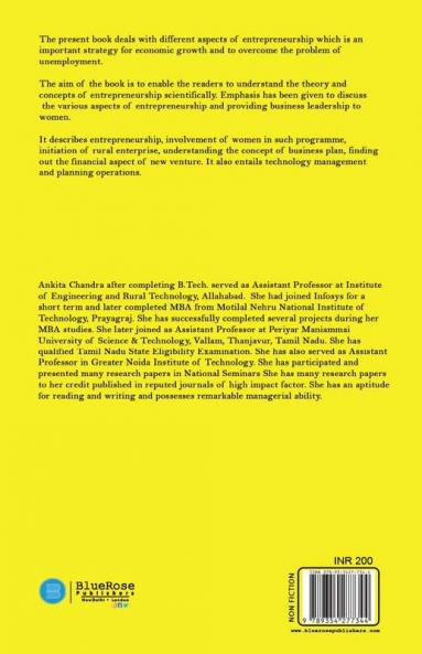 Concepts of Entrepreneurship
