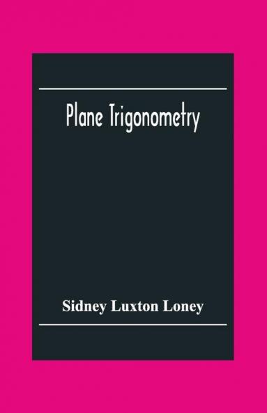 Plane Trigonometry