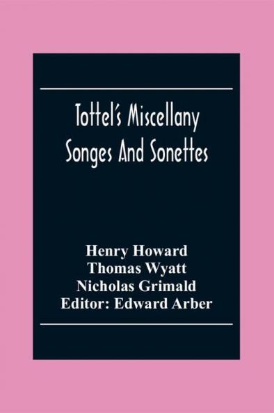 Tottel'S Miscellany