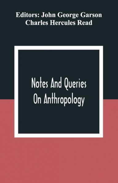 Notes And Queries; On Anthropology