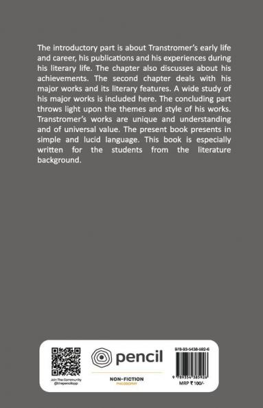 Understanding Tomas Gösta Tranströmer