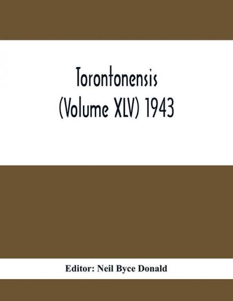 Torontonensis (Volume XIV) 1943