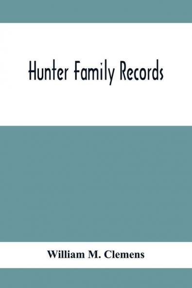 Hunter Family Records