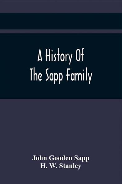 A History Of The Sapp Family