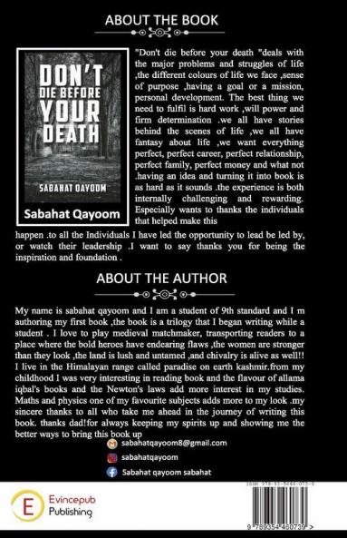 Don't die before your death