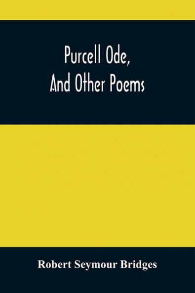 Purcell Ode And Other Poems