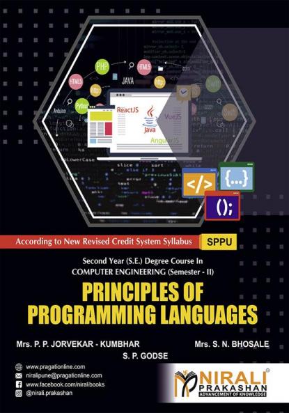 PRINCIPLES OF PROGRAMMING LANGUAGES (SY (SE) Degree Computer Eng. Semester 2)
