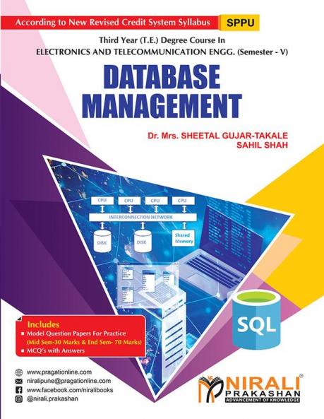 DATABASE MANAGEMENT (Third Year (TE) Electronics and Telecommunication Engg. Semester 5)