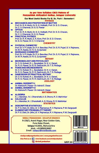 ELEMENTARY PROBABILITY THEORY : Statistics - Paper 3