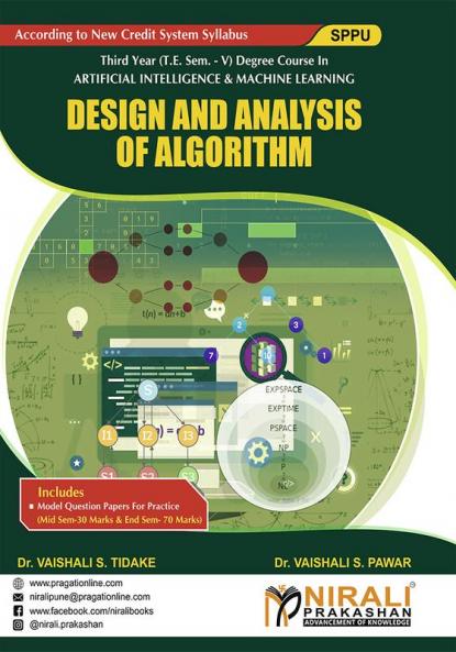 DESIGN AND ANALYSIS OF ALGORITHM (Third Year TY (T.E.) Degree - Artificial Intelligence & Nachine Learning Semester 5 SPPU)