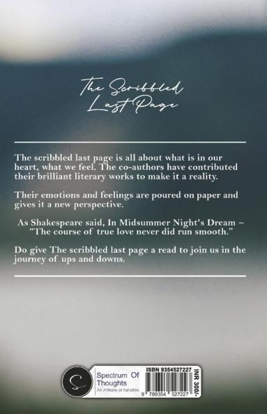 THE SCRIBLED LAST PAGE