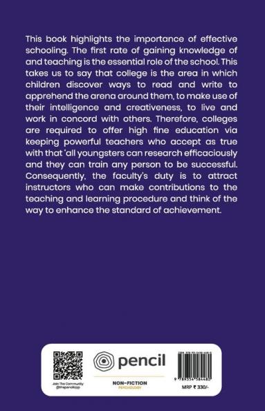 The Psychology of Effective Education