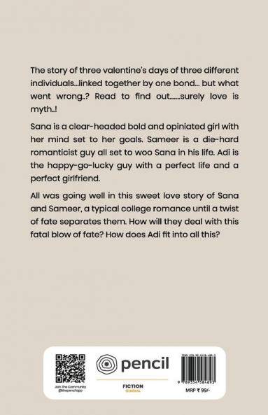 Kiss in the Rain: The story of three valentineâ€™s days of three different individualsâ€¦linked together by one bondâ€¦ but what went wrong..? Read to find outâ€¦â€¦.surely love is myth..!