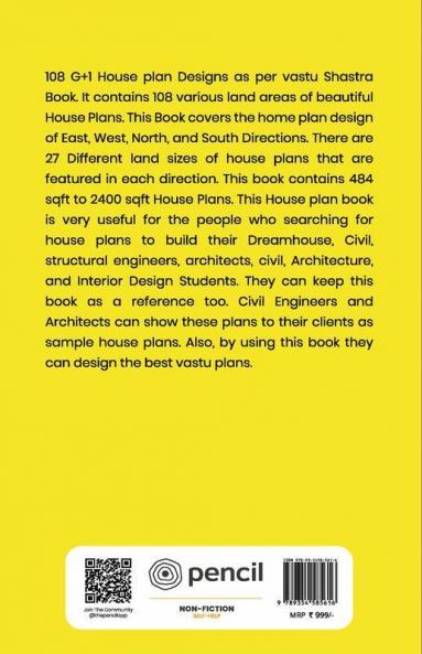 108 G+1 House Plan Designs: With Vastu Shastra Tips