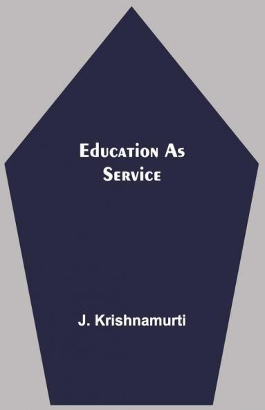 Education As Service