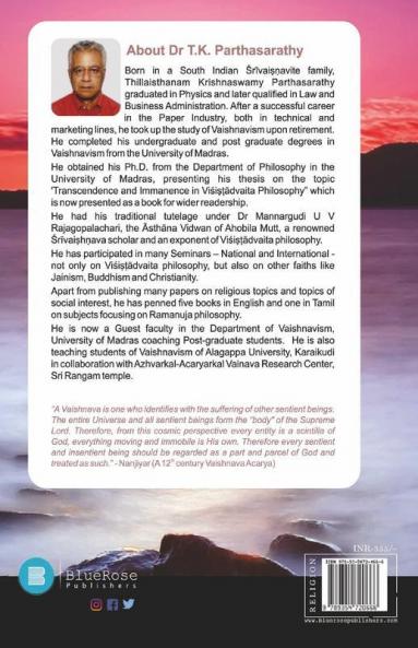 Transcendence And Immanence In Visishtadvaita Philosophy