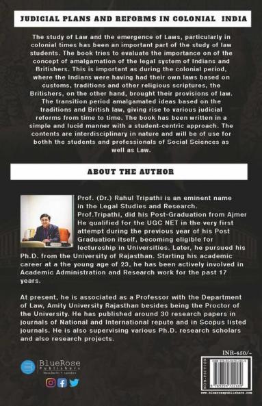 Judicial Plans And Reforms In Colonial India