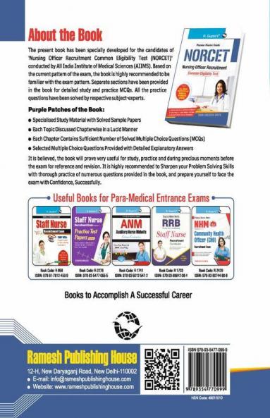 NORCET : Nursing Officer Recruitment Common Eligibility Test Guide