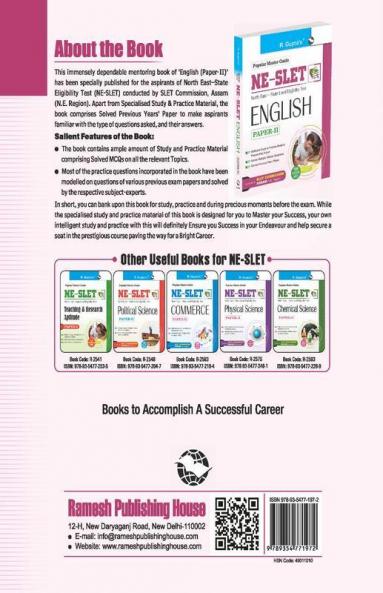 NE-SLET : English (Paper-II) Exam Guide